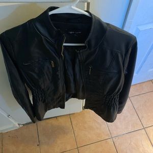 Leather jacket